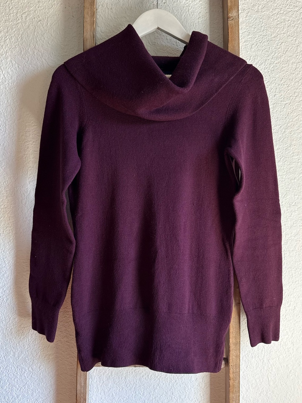 French Connection Plum Cowl Neck Sweater sz: S